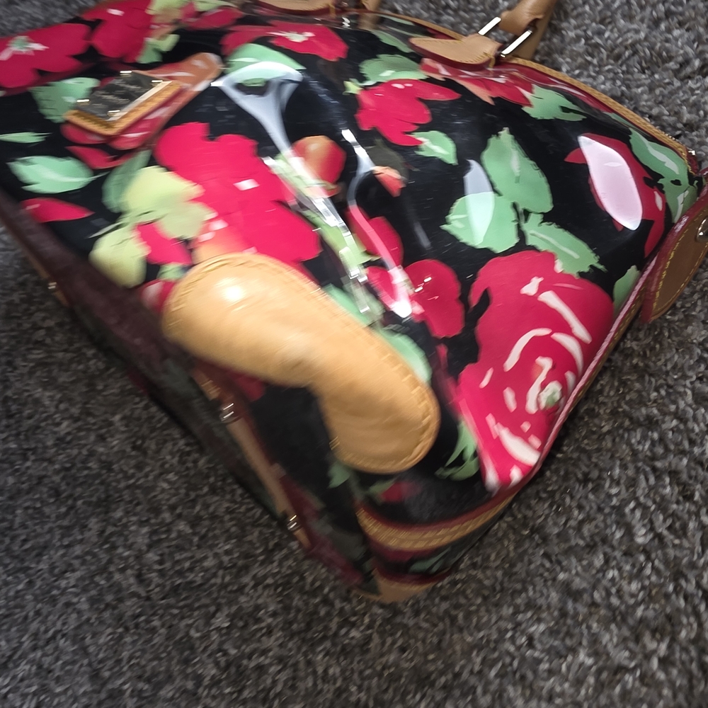 Dooney & Bourke Rose Garden Dome Satchel - Picture 4 of 10